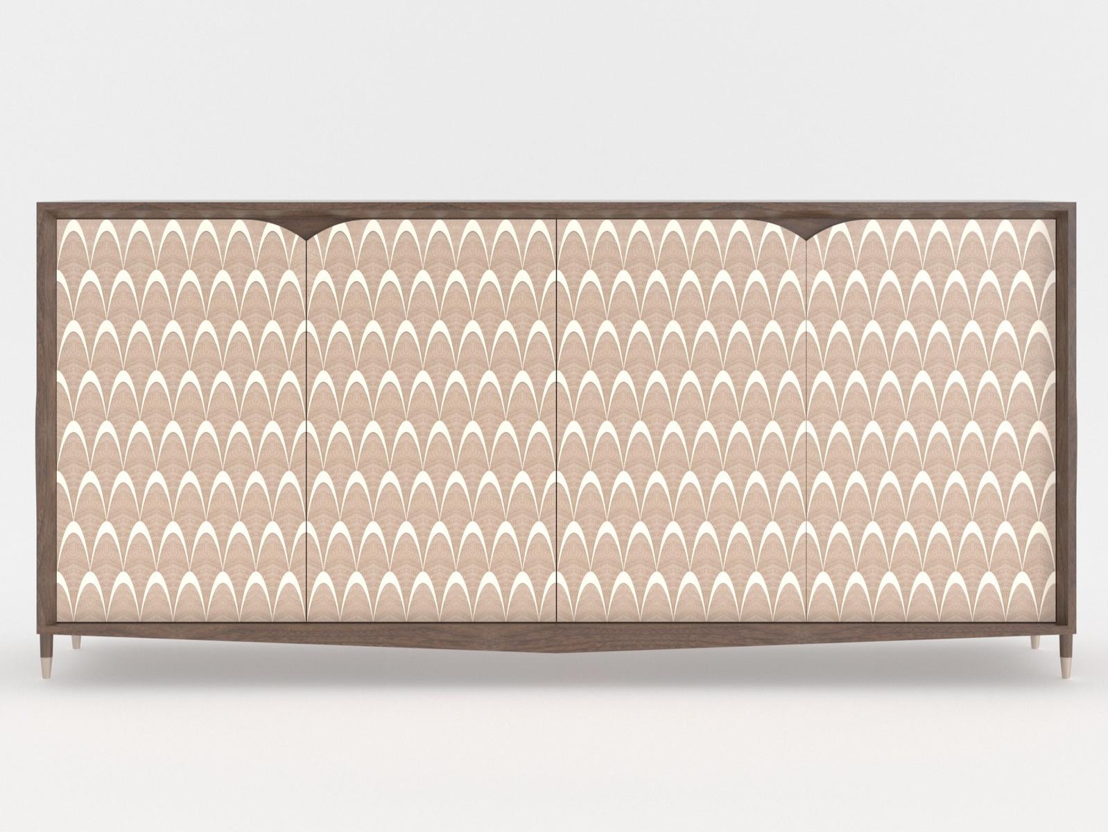 Wood veneer sideboard with doors | Peacock by Mantellassi 1926