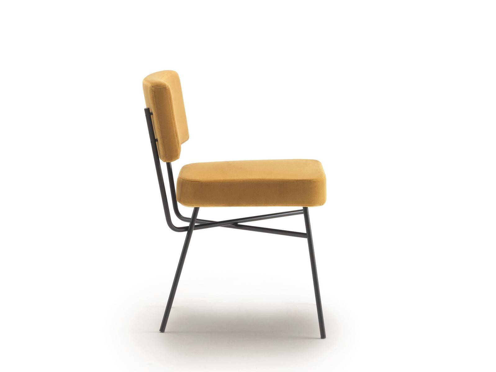 Upholstered fabric chair | Elettra by Arflex