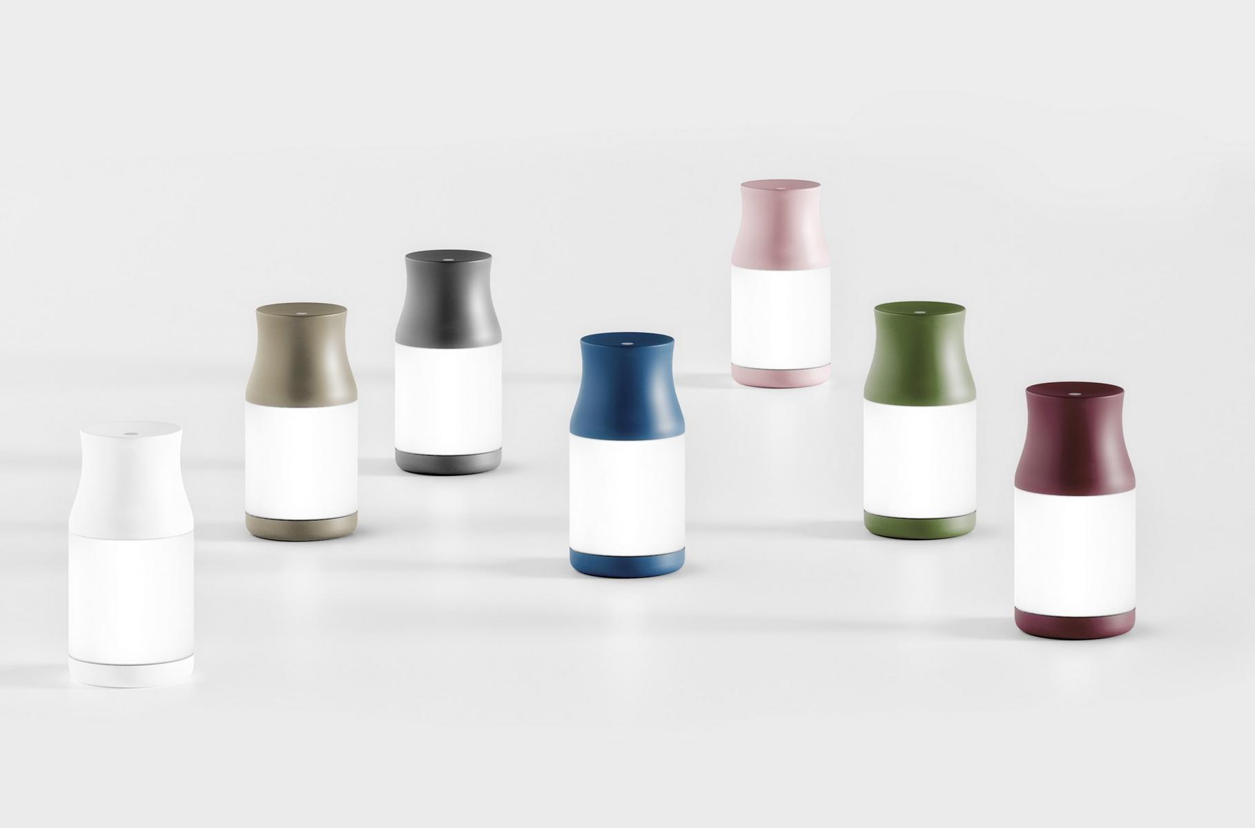 LED cordless ABS table lamp | Turny by Fabbian