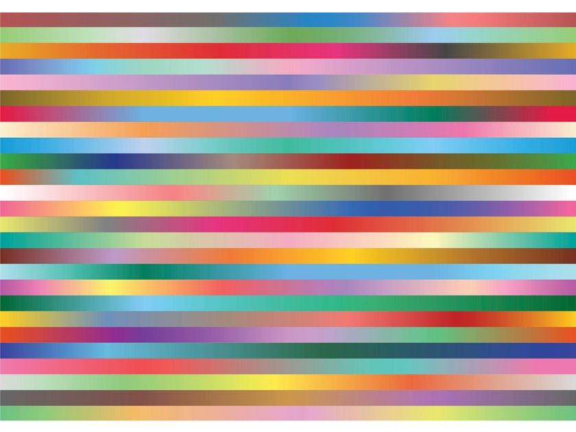 Rectangular fabric rug with optical pattern | Stripes by Moooi