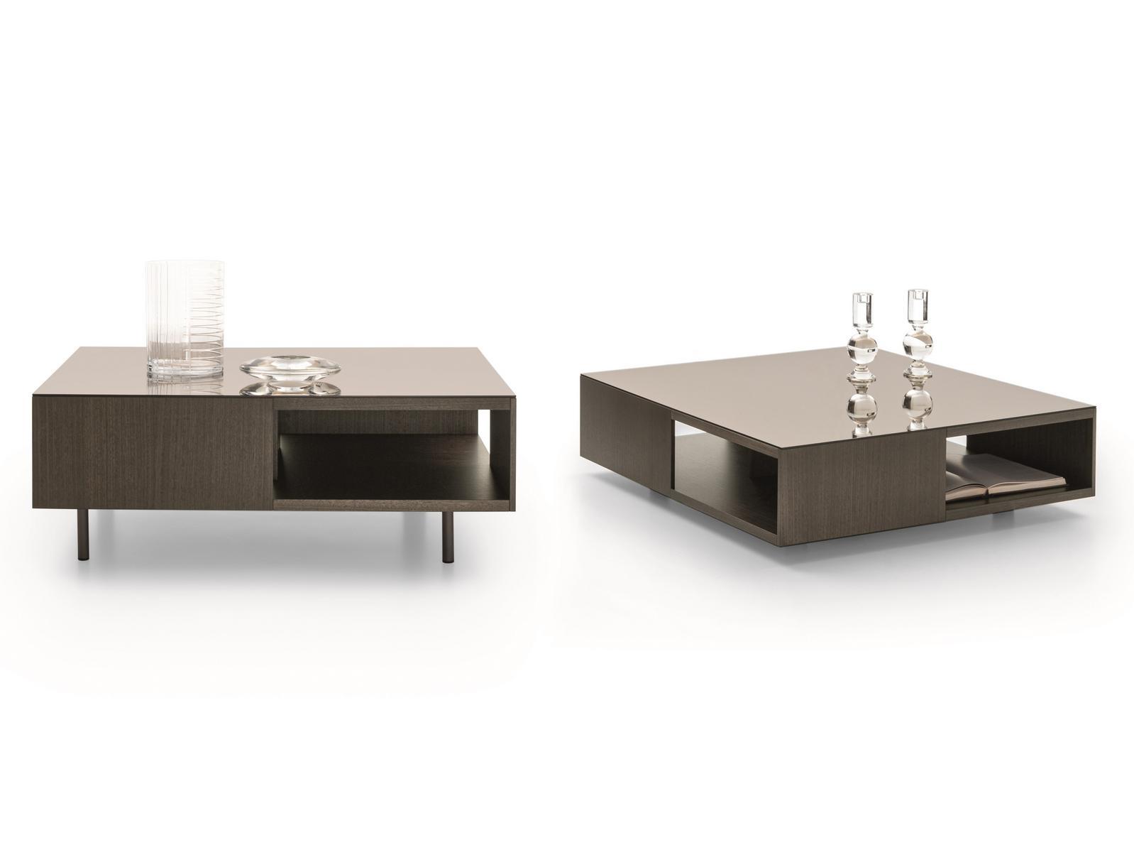 Square coffee table with storage space | Union/urban by Ditre Italia