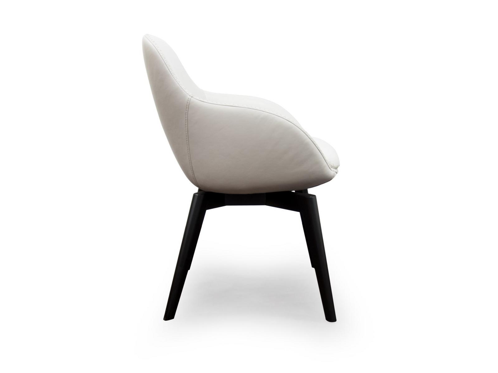 Upholstered Deerskin chair with armrests | Downtown by Formitalia