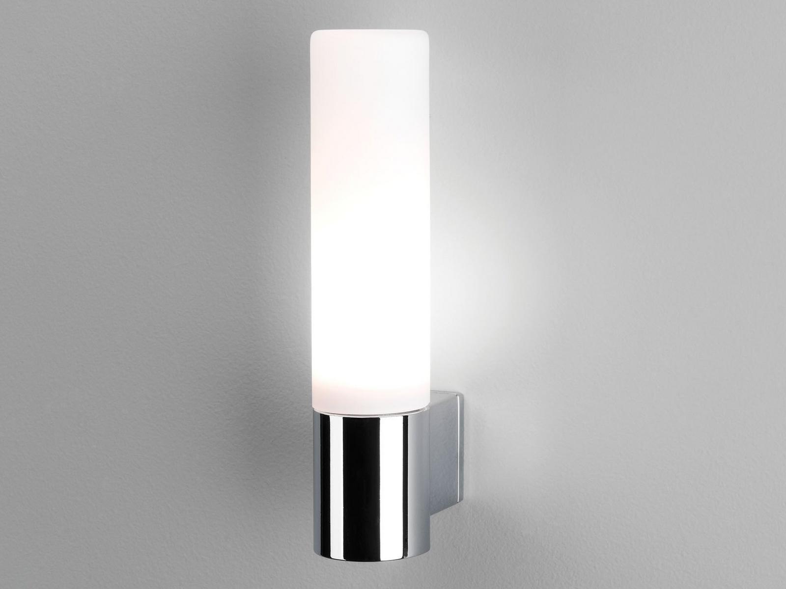 Zinc and opal glass wall lamp | Bari by Astro lighting