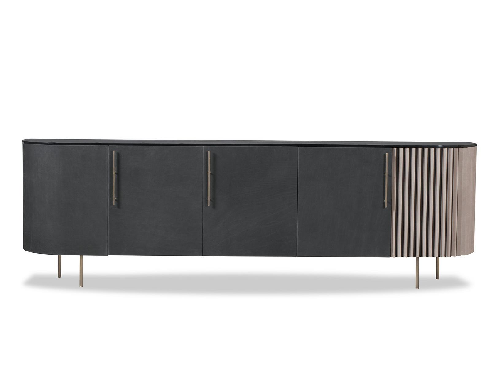 Sideboard with doors | Plissé by Baxter