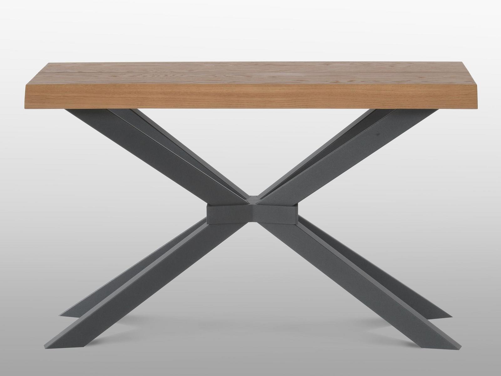 Extending rectangular oak console table | Shangai by Riflessi