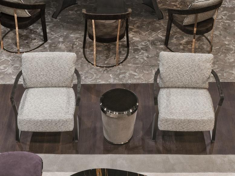 Leather easy chair | Kathryn by Longhi