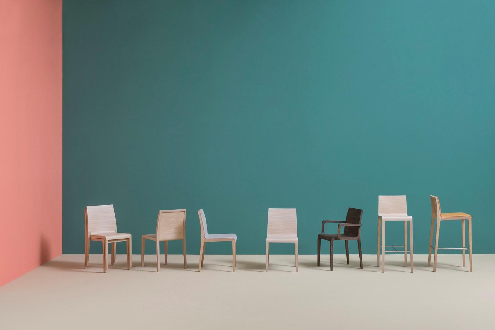 Upholstered chair | Young 423 by Pedrali