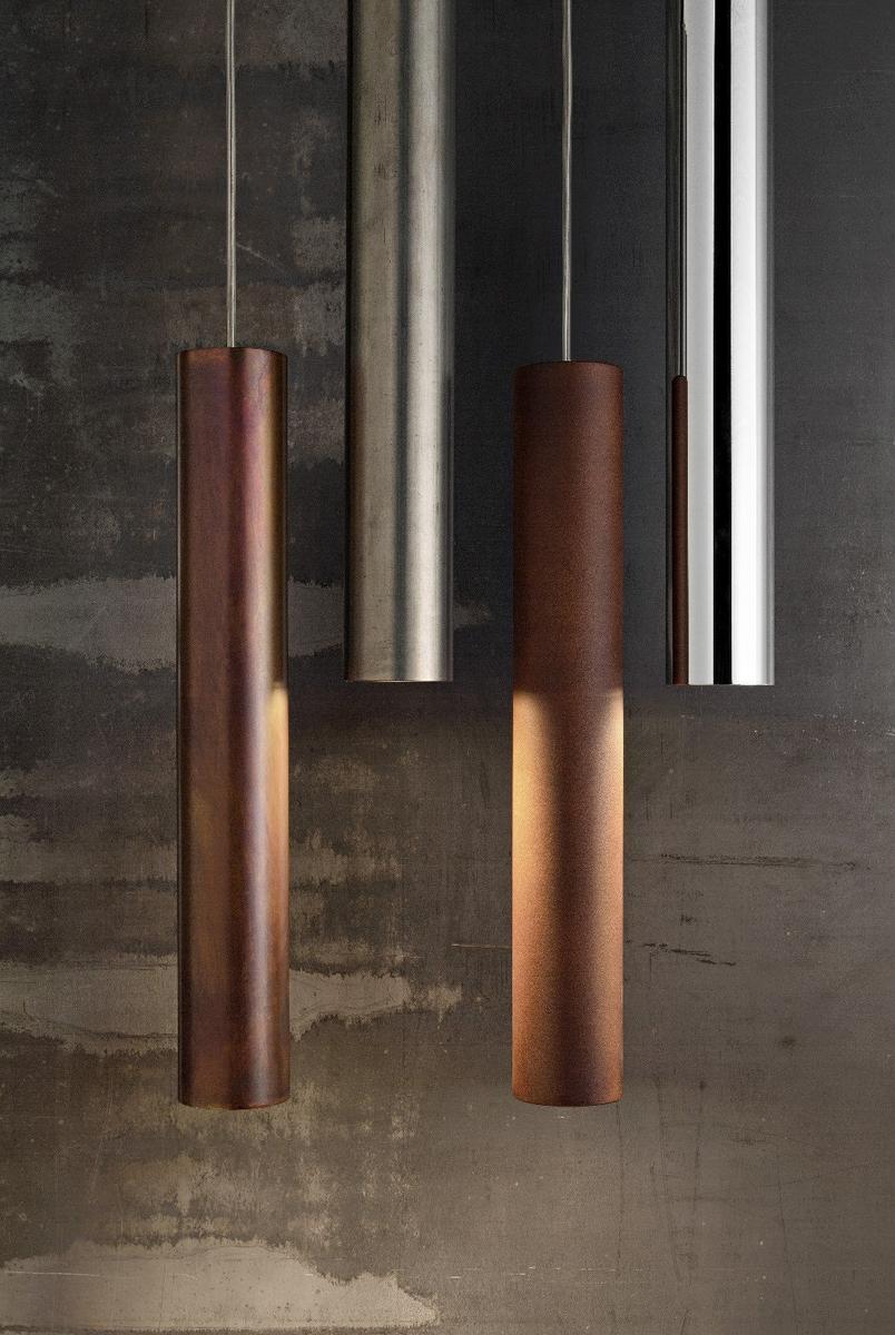 LED metal pendant lamp | Cylinder by Olev
