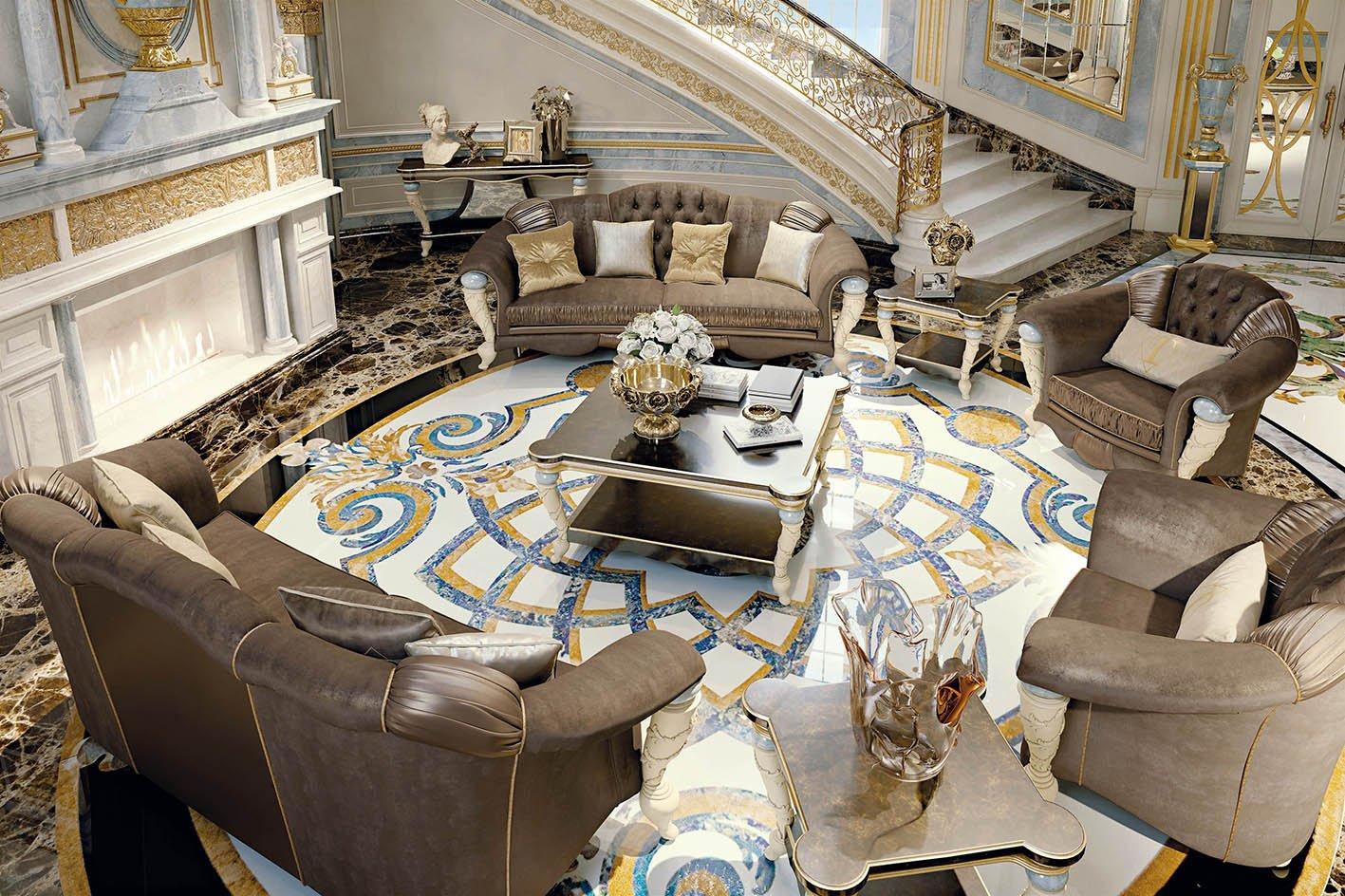 3 seater fabric leisure sofa | Prestige by Turri