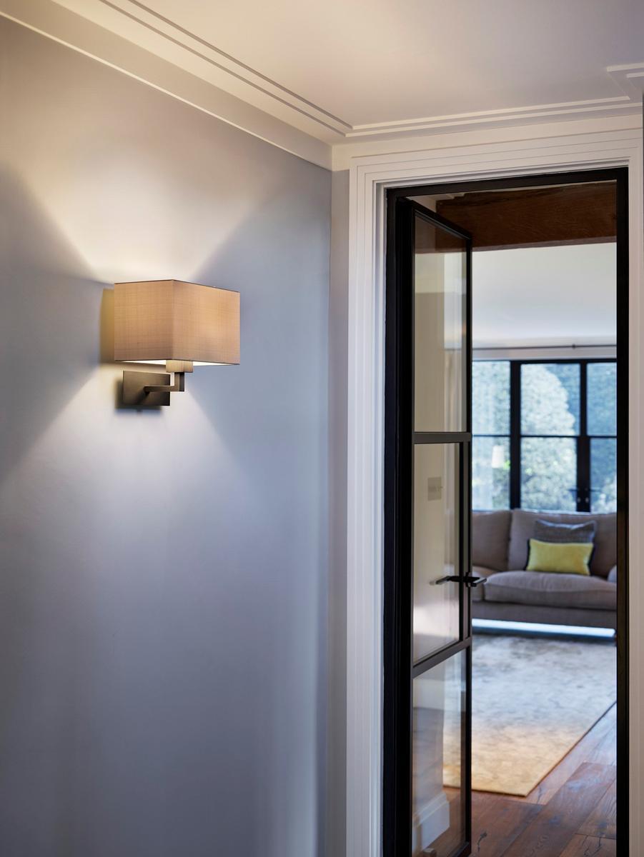 Wall lamp in steel and fabric | Park Lane Grande by Astro lighting