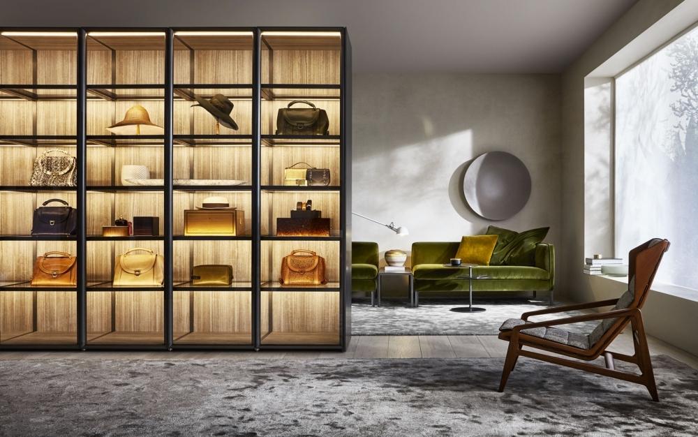 Glass cabinet door for wardrobes | Gliss Master Glass by Molteni