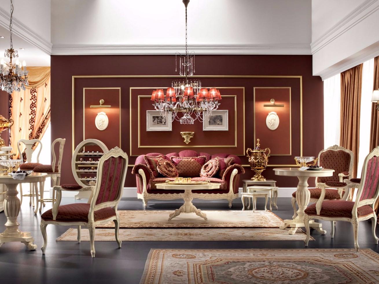 Low oval coffee table for living room | 13651 by Modenese Gastone