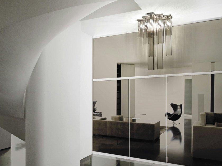 Blown glass ceiling lamp | Tubes Pl 15 by Vistosi