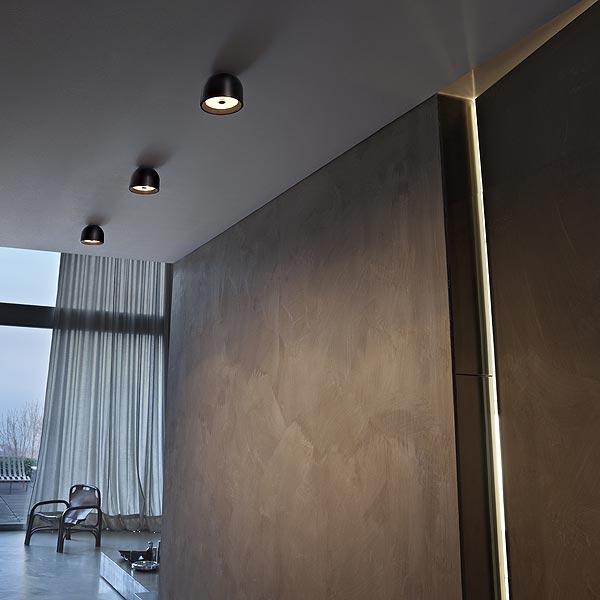 Ceiling aluminium spotlight | Wan Cw by Flos