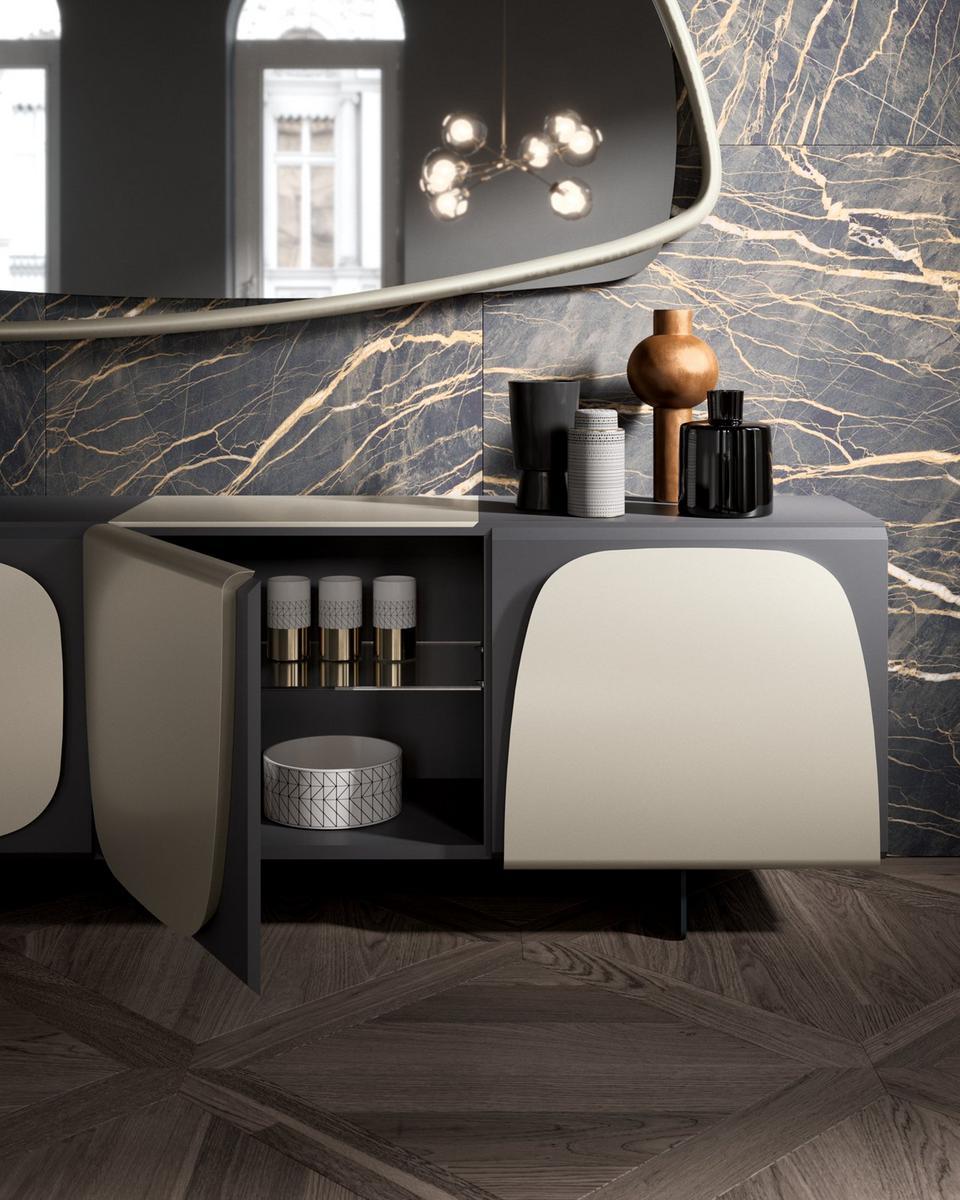 Sideboard with doors | Trilogy by Ozzio Italia