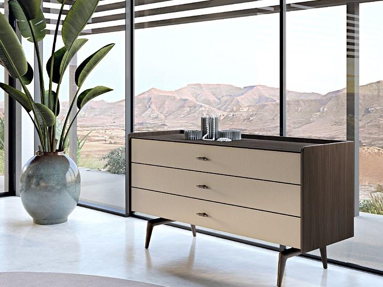 Wooden chest of drawers | Blues by Turri