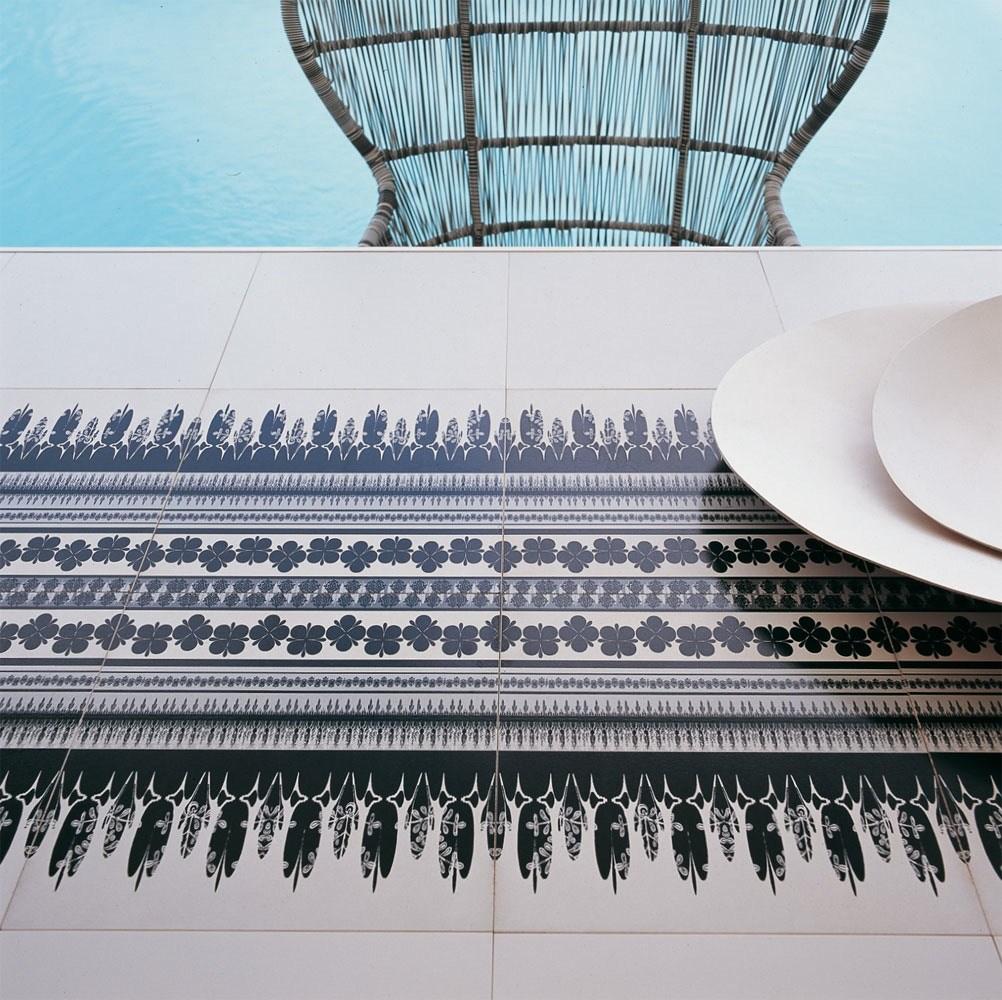 Rectangular porcelain stoneware garden table | Canasta by B&B Italia