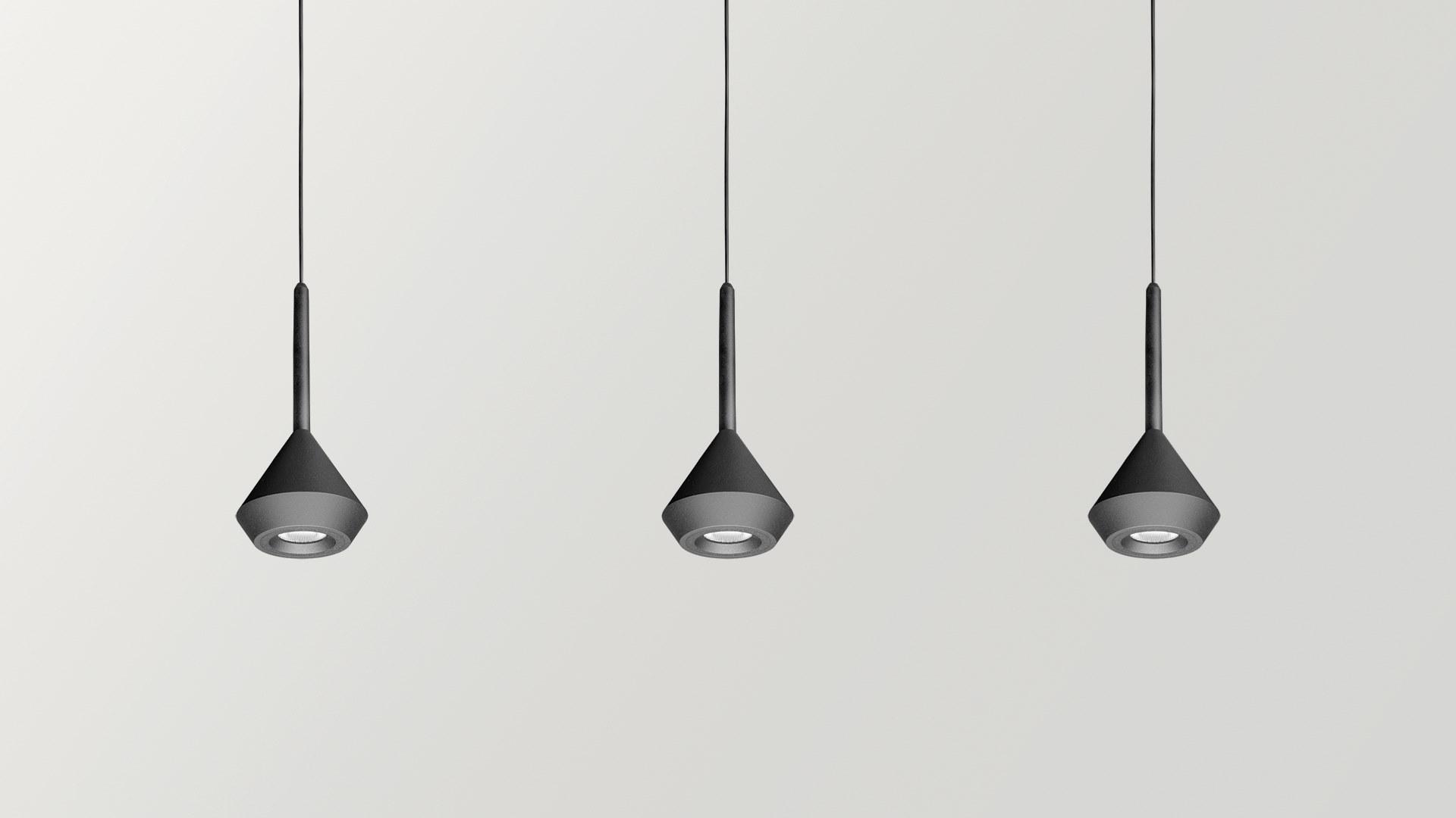 LED aluminium pendant lamp | Spin 3 Surface by Arkoslight