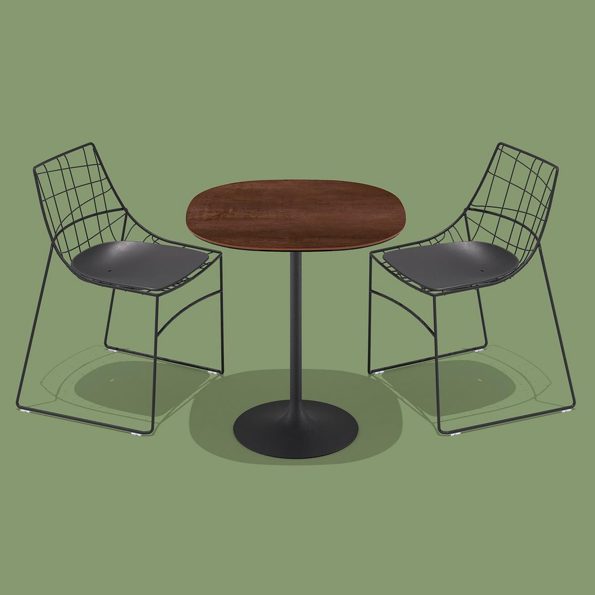 Ceramic garden table | Flute by Sovet