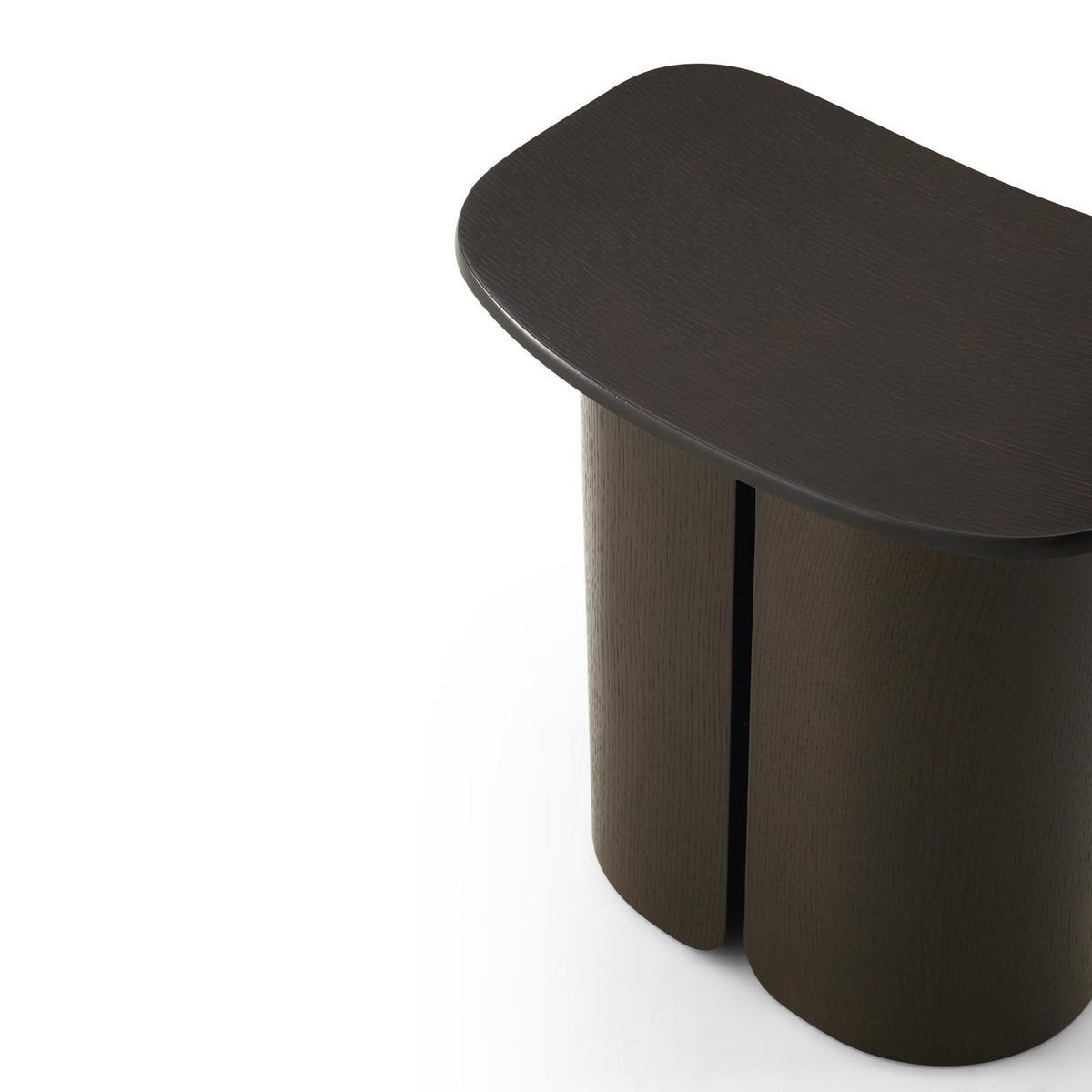 Low multi-layer wood stool | San by Ligne Roset