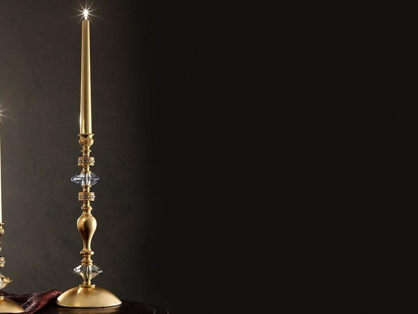 Metal table lamp with crystals | Chic Tl1g/tl1p by Masiero