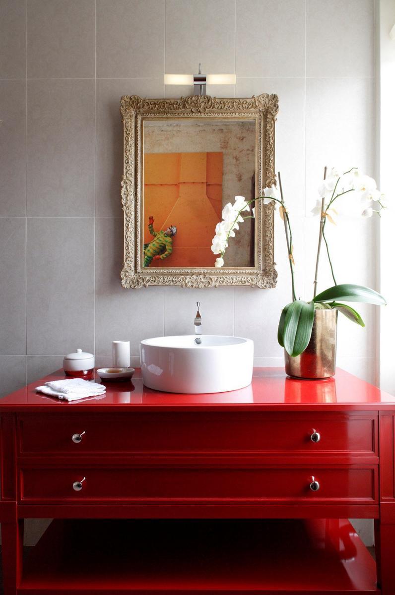 Mirror lamp in zinc and glass | Dayton by Astro lighting