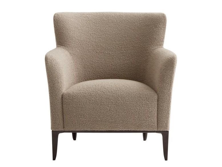 Fabric armchair with armrests | Gentleman by Poliform