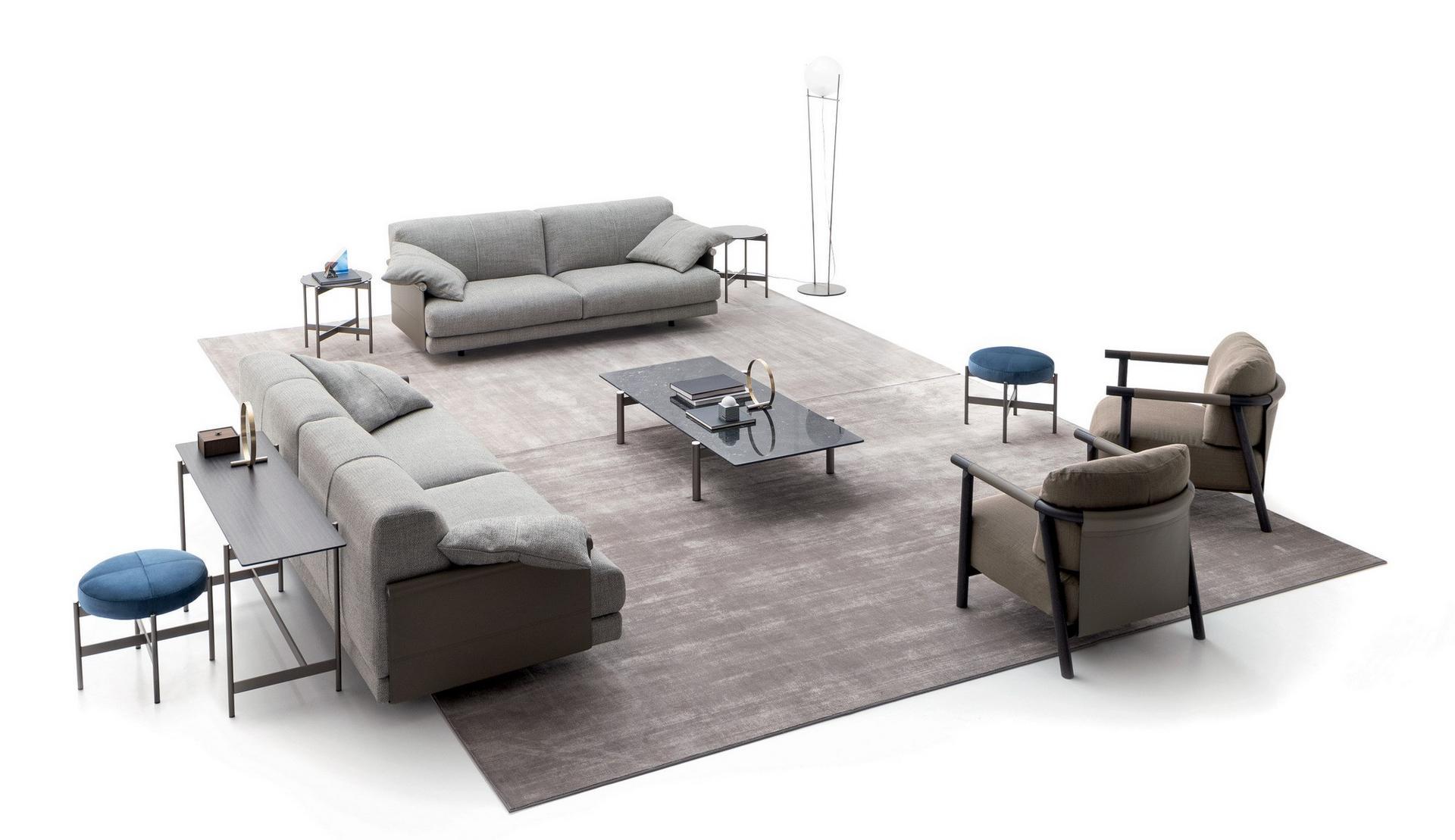 2 seater fabric sofa | Althon High by Ditre Italia