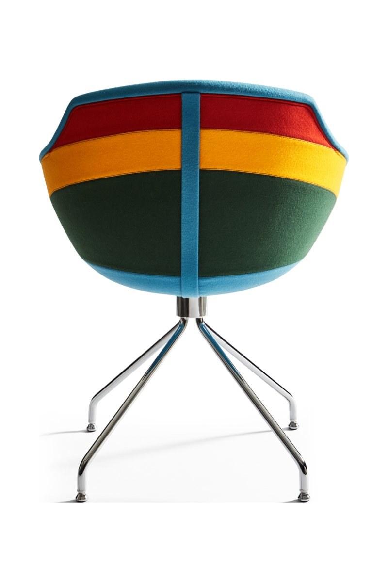 Swivel upholstered chair | Canal Swivel by Moooi