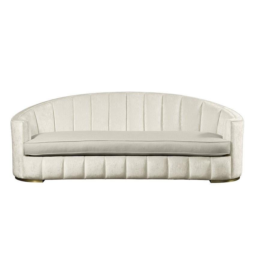 Curved velvet sofa | Eliodoro by Galimberti Nino