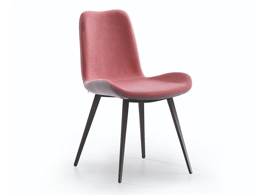 Upholstered fabric chair | Dalia S Q by Midj
