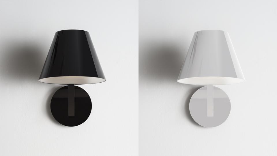 LED direct light polycarbonate wall lamp | La Petite by Artemide