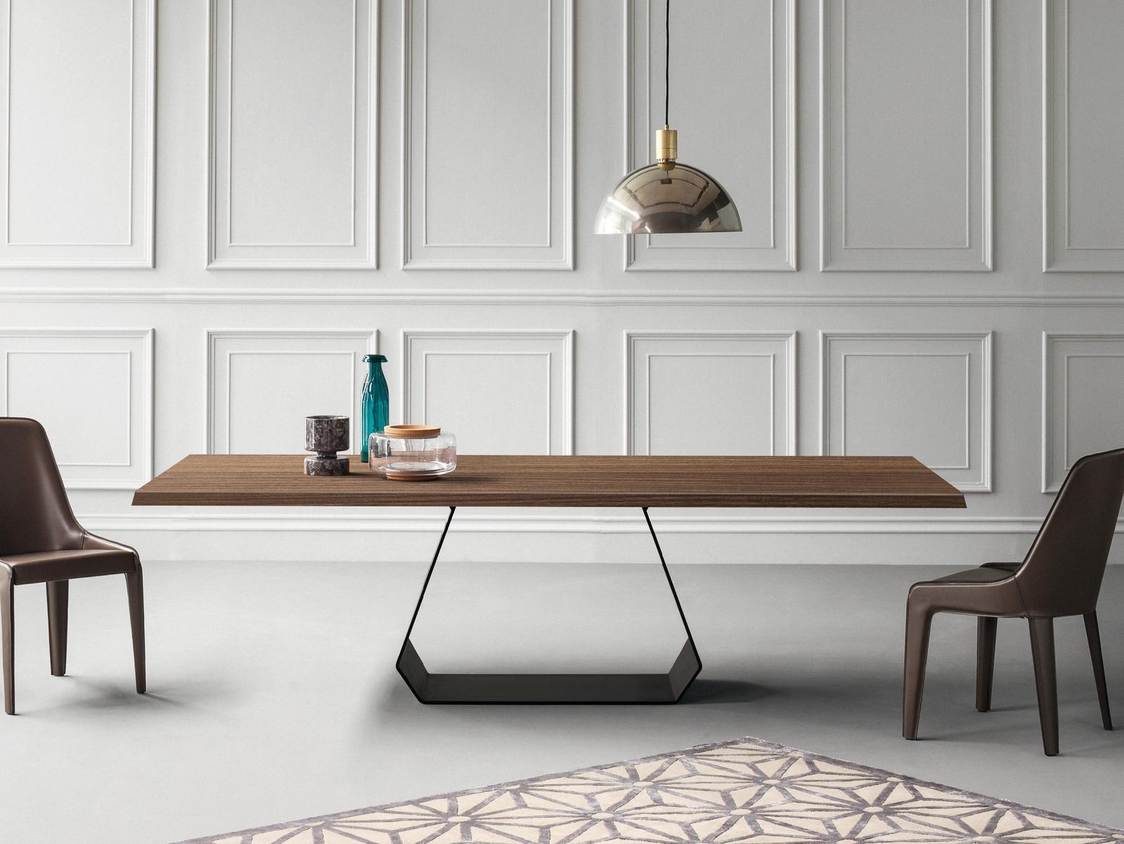 Rectangular wooden table | Amond by Bonaldo