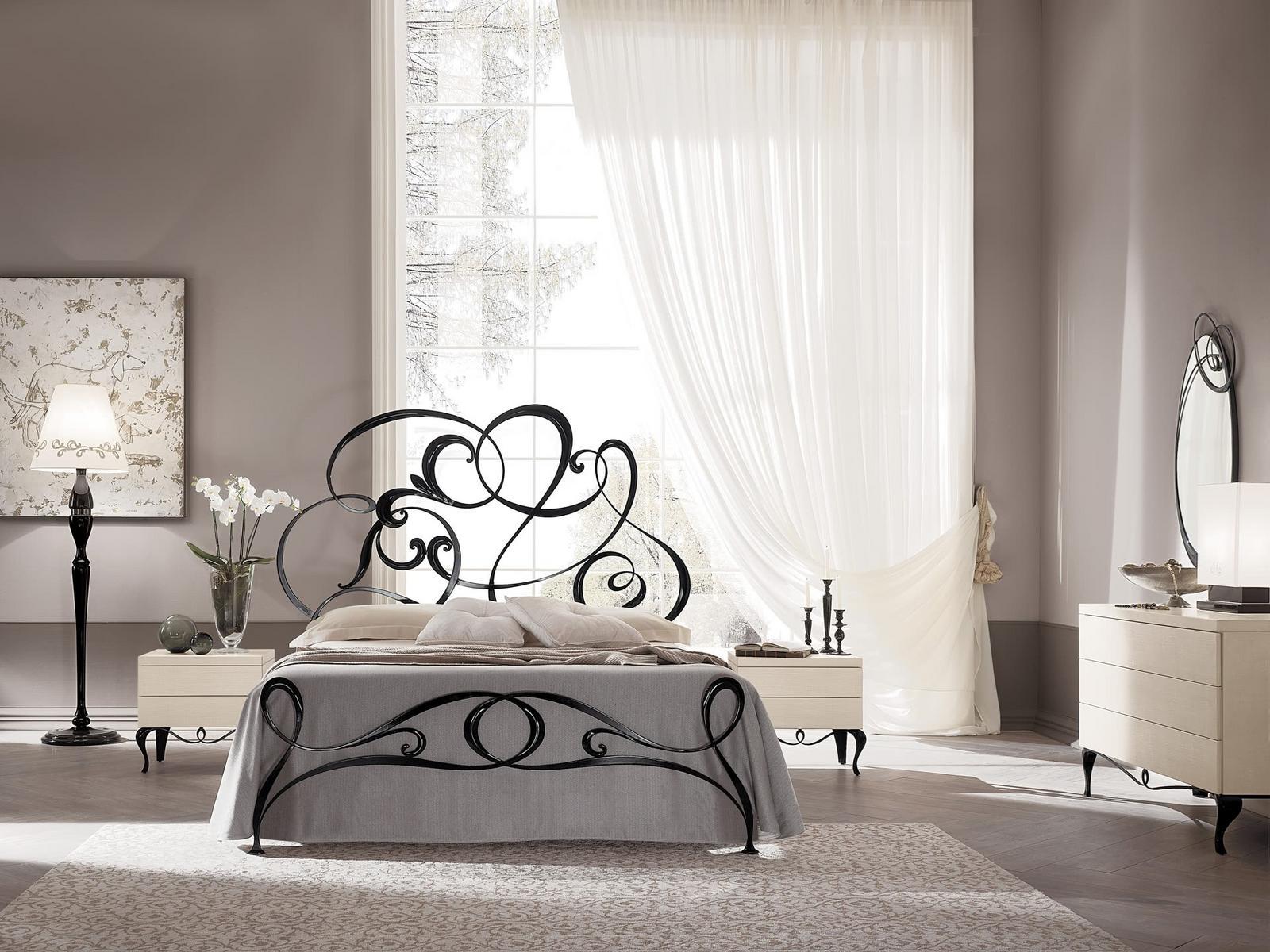 Wrought iron double bed | Gabriel by Cantori