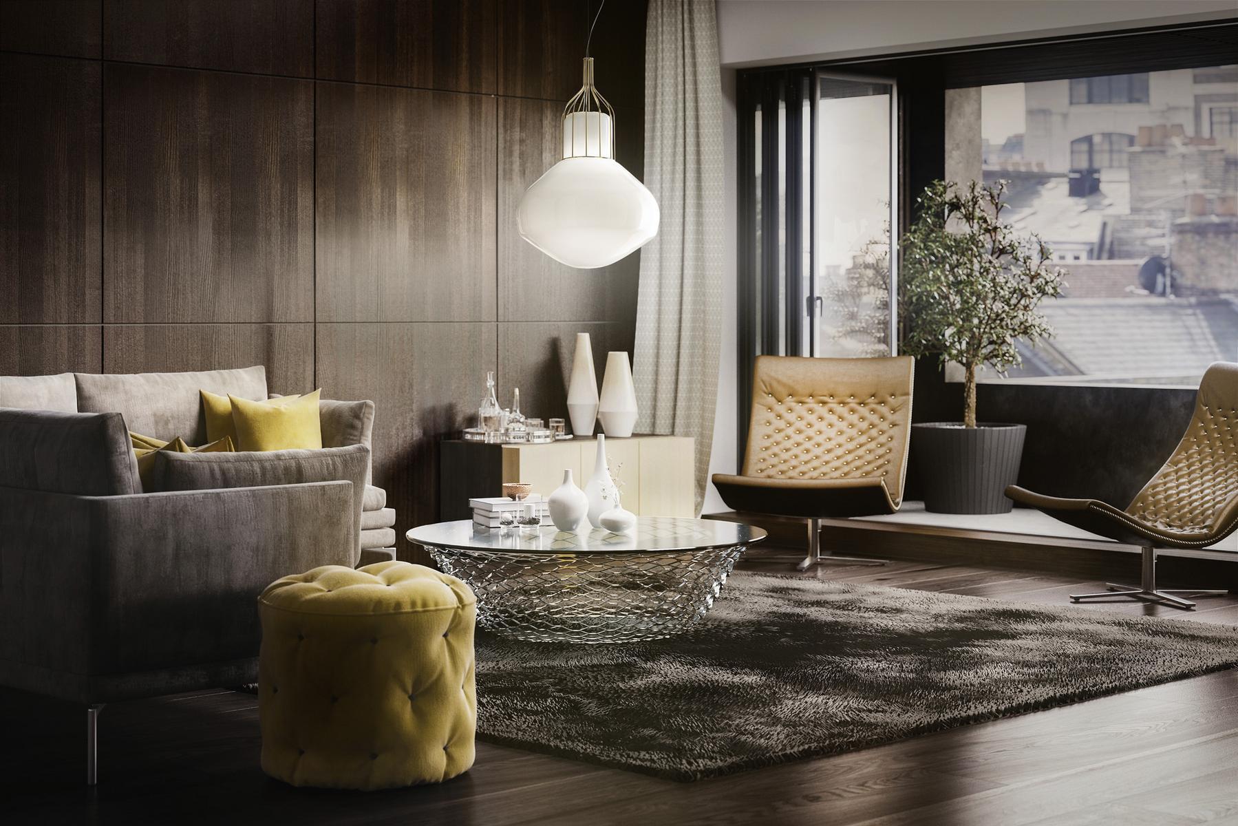 Blown glass pendant lamp | Aérostat by Fabbian