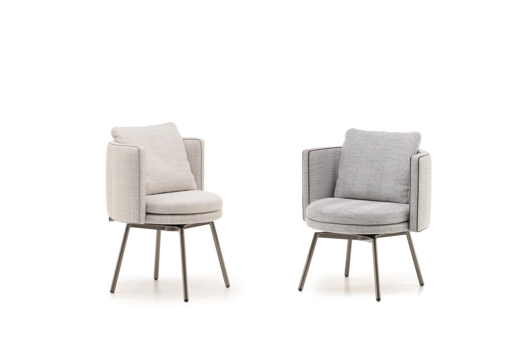 Upholstered fabric chair | Torii by Minotti