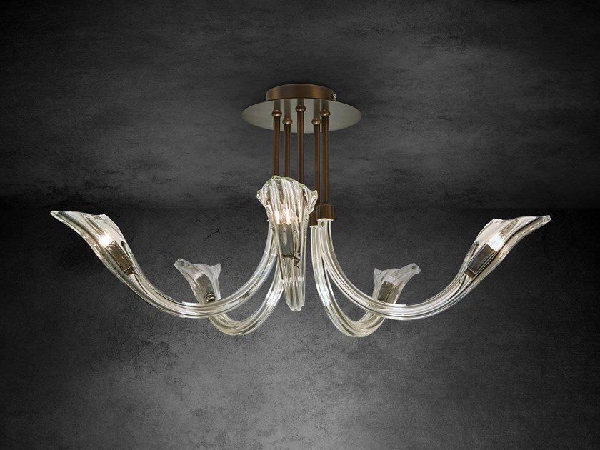 Contemporary style indirect light crystal ceiling lamp | Chill Out C5 by Ilfari