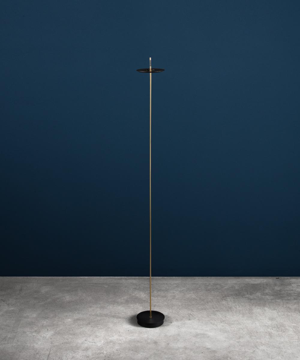 LED brass floor lamp cordless | Giulietta Be F by Catellani & Smith