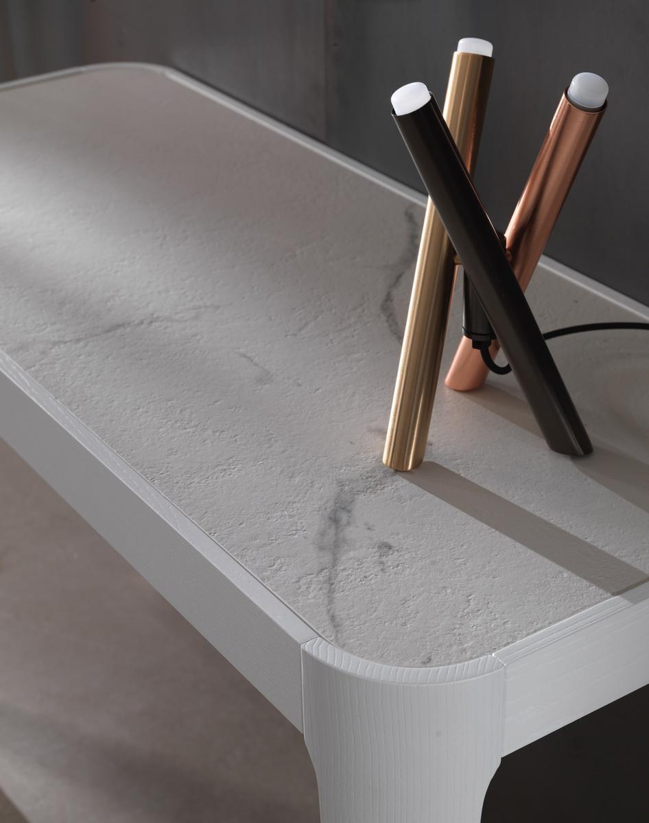 Rectangular wooden console table | Cross by Riflessi