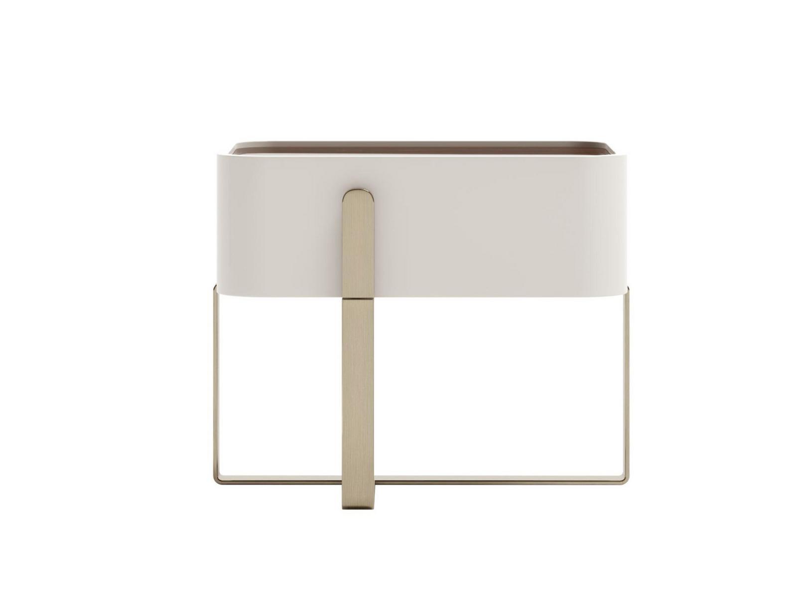 Wooden bedside table with drawers | Eden L by Capital Collection