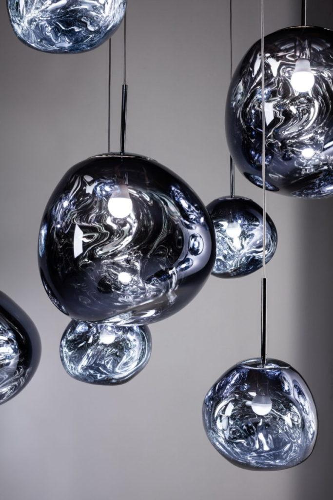 Polycarbonate (pc) pendant lamp in a contemporary style | Melt by Tom Dixon