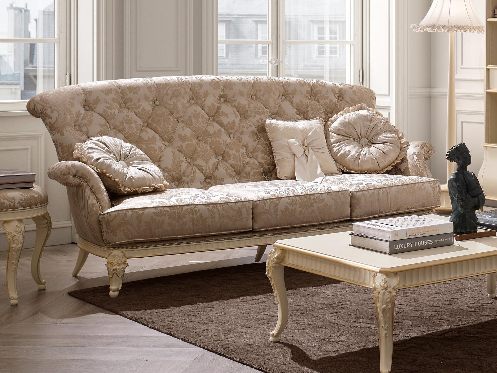 Tufted 3 seater sofa | Florentia by Volpi