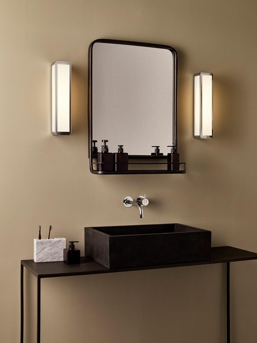 Glass and steel wall lamp | Mashiko 360 Classic by Astro lighting