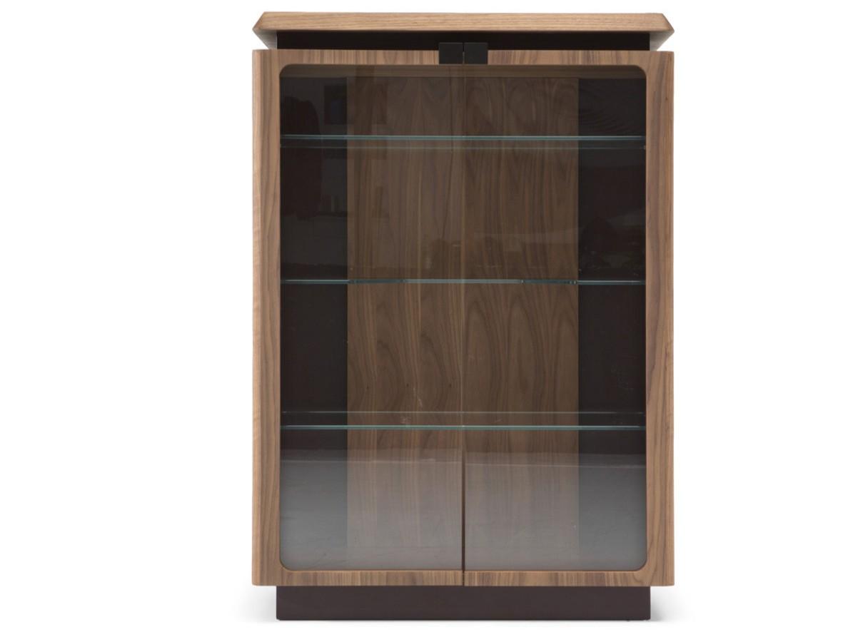 MDF display cabinet with integrated lighting | Phantom by Natuzzi Italia