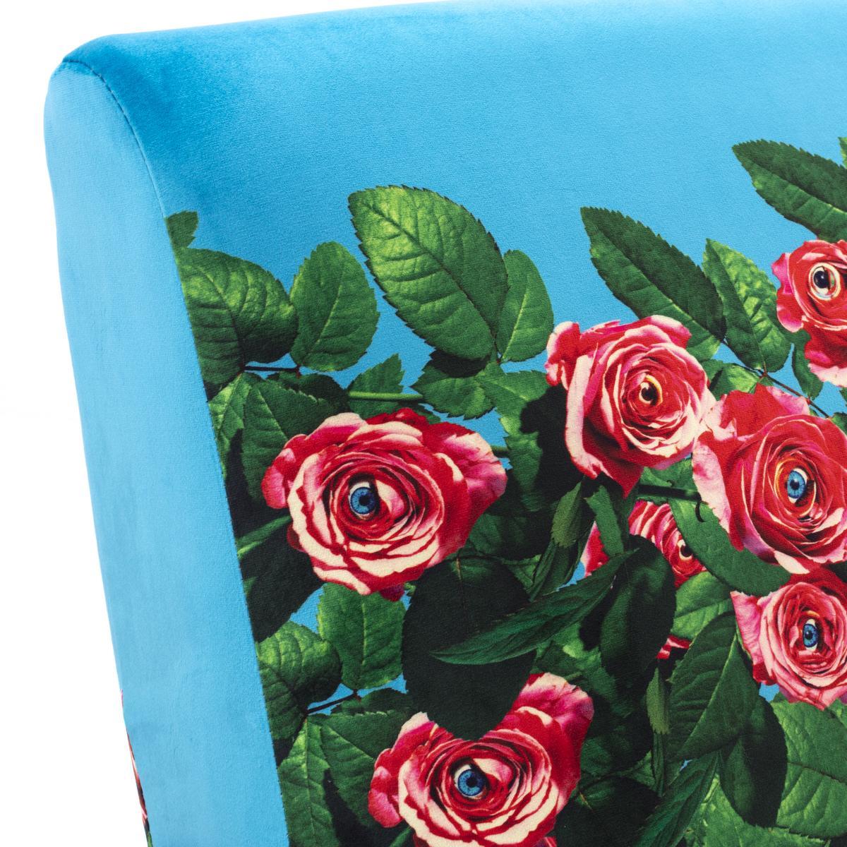 Fabric armchair with armrests | Roses by Seletti