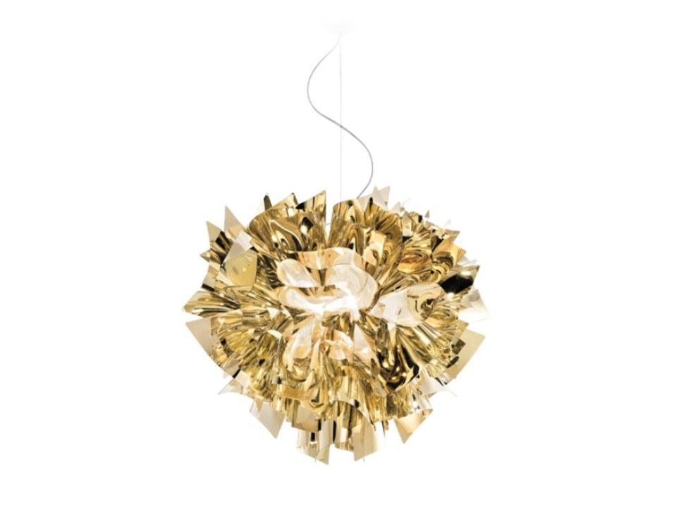 Goldflex® pendant lamp | Veli Gold by Slamp