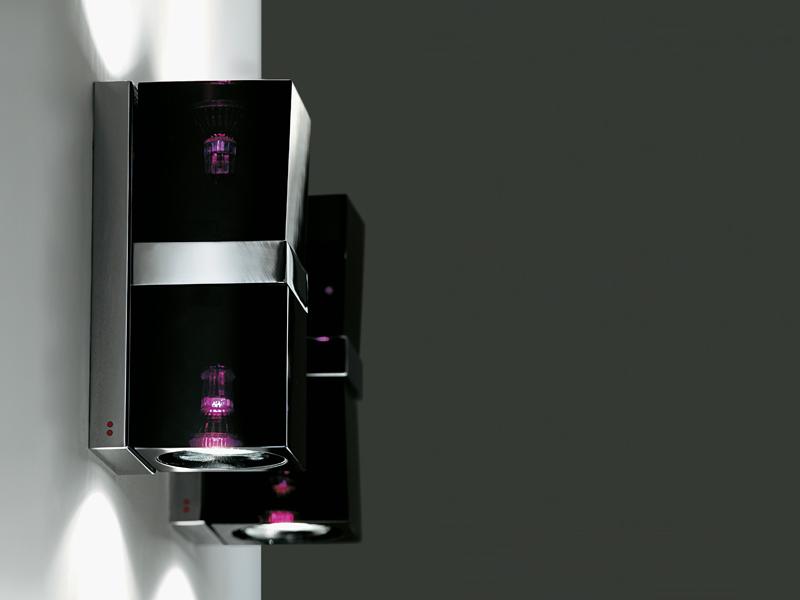 Glass wall light | Cubetto by Fabbian