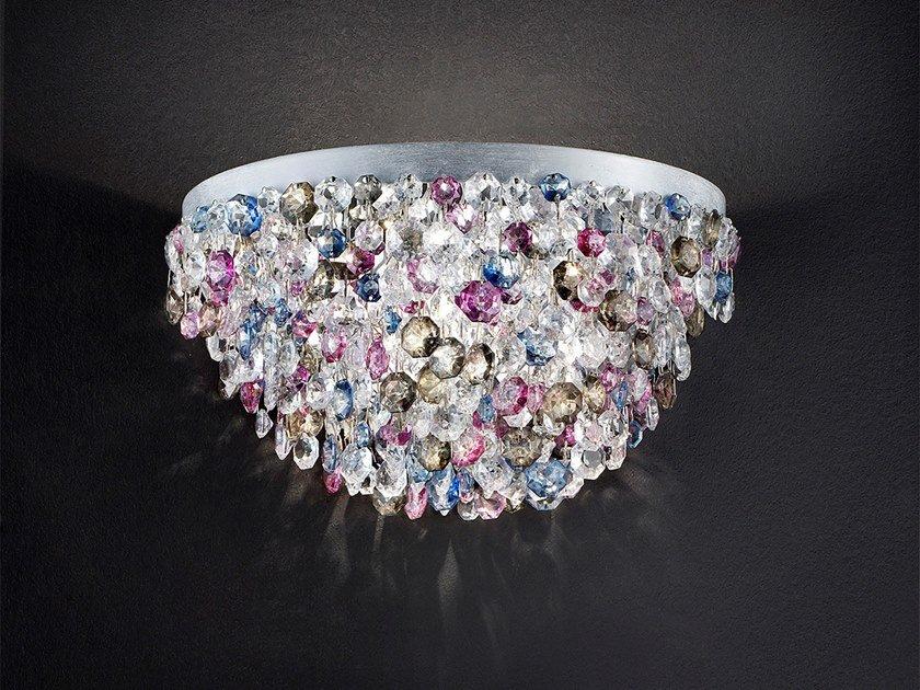 Ceiling lamp with crystals | Rosemery A1-2 by Masiero