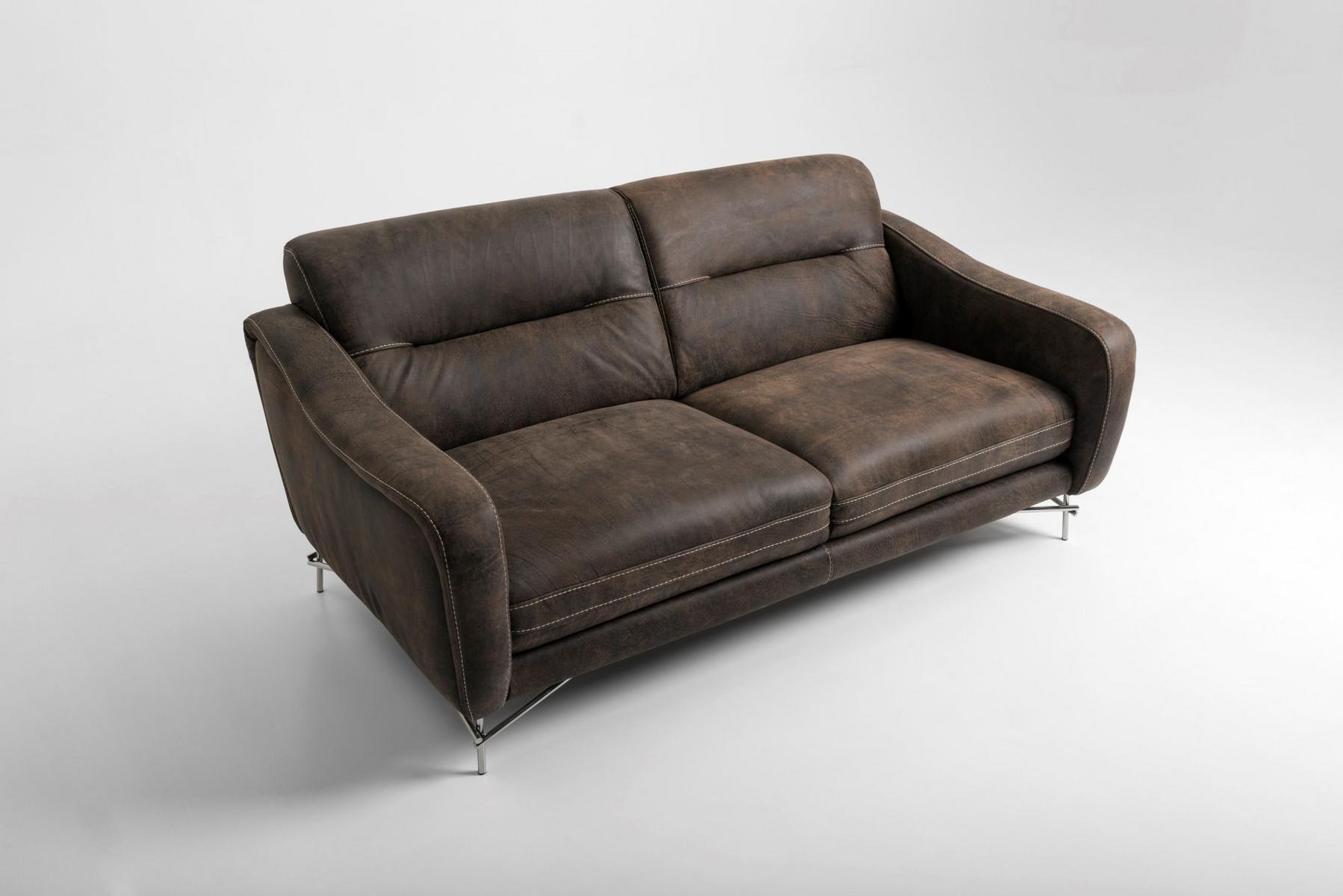 2 seater leather sofa | Fonzie by Mantellassi 1926