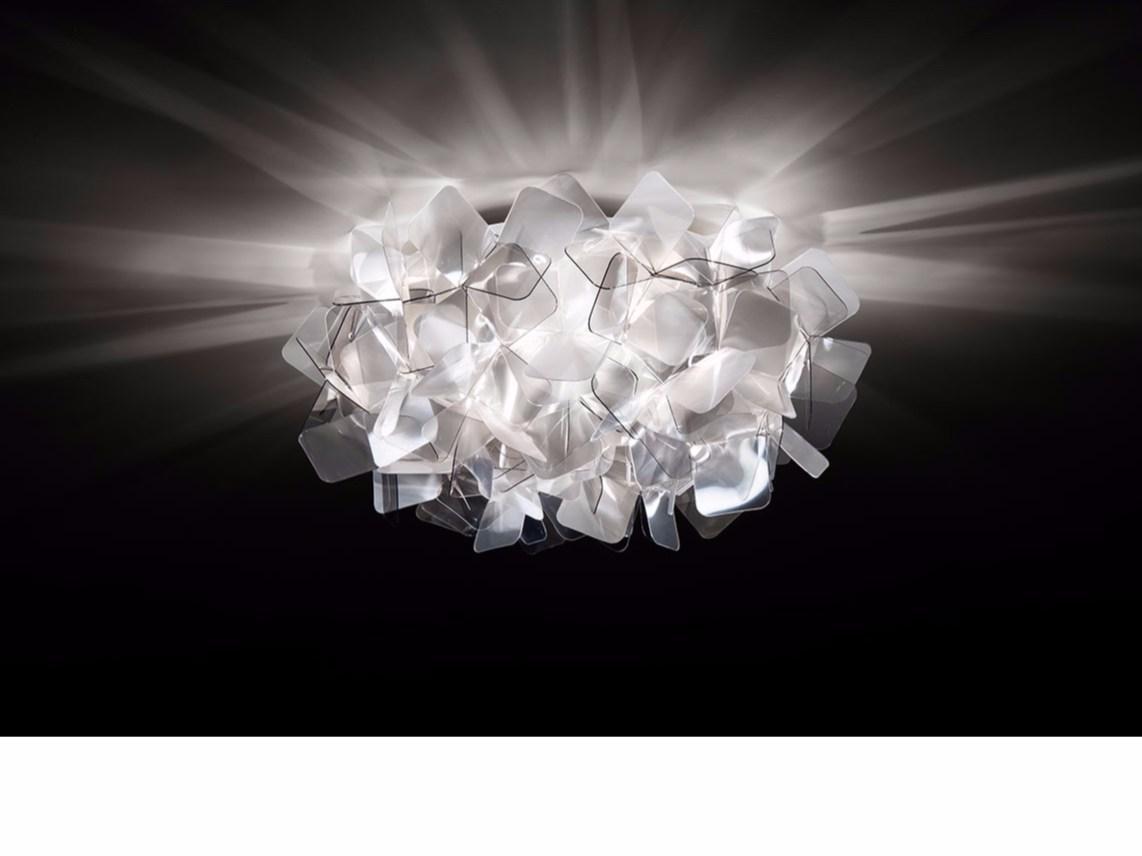 Lentiflex® and Cristalflex Fumé® LED ceiling lamp | Clizia Fumé Small by Slamp